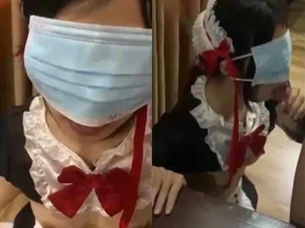 Ghệ việt dâm cosplay nô lệ tình dục liếm bú con thằng nhỏ điêu luyện